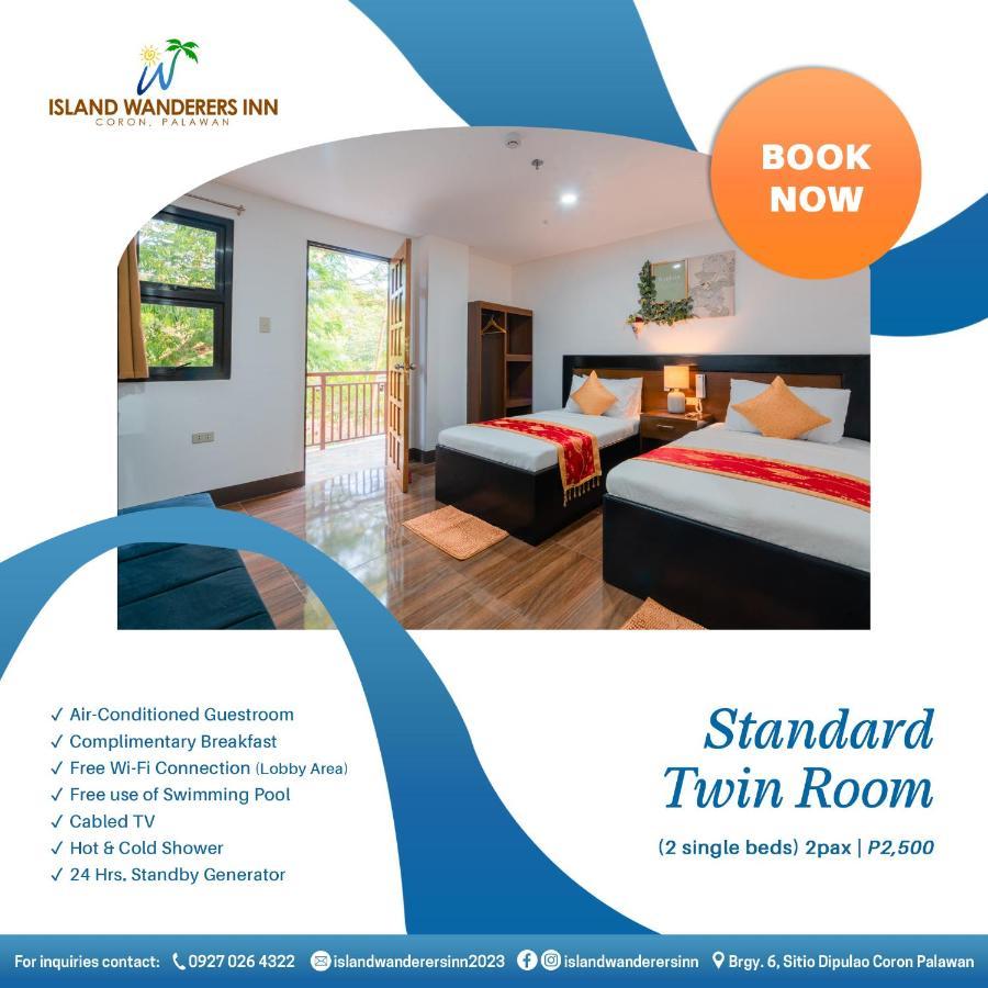 Island Wanderers Inn Coron Exterior foto